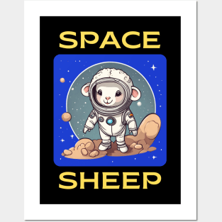 Space Sheep | Sheep Pun Posters and Art